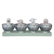 Decoratie Pasen 26*6*9 cm Groen | 6PR1053 | Clayre &amp; Eef