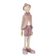 Decoratie figuur Pinokkio 9*8*30 cm Roze | 6PR0357 | Clayre &amp; Eef