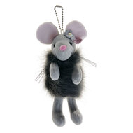 Decoratie knuffel muis  Grijs | MLLLTW0004 | Clayre &amp; Eef