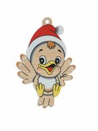 Houten kerstboomhanger vogel | Bartolucci