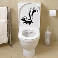 Sticker Stinkdier Let it go toilet | Rosami Decoratiestickers