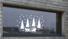 Stickerset 35 delig kerst wintertafereel herbruikbaar statisch | Rosami Decoratiestickers 3