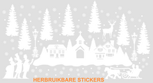 Voordeelset 93 delig Raamsticker herbruikbaar kersttafereel | Rosami Decoratiestickers 1