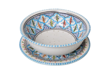 Turquoise blue fine fruittest 20 cm | FT.BC.20 | Dishes &amp; Deco