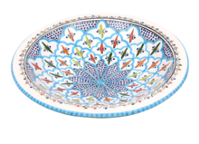 Turquoise blue fine salade serveer schaal &Oslash; 35 cm | SOR.BC.35 | Dishes &amp; Deco