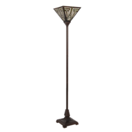 Clayre &amp; Eef   | Tiffany Vloerlamp Meerkleurig 31x31x187 cm E27/max 1x60W | 5LL-6079