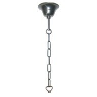 Clayre &amp; Eef   | Snoerpendel Ketting Tiffany Goudkleurig 130 cm E27/max 3x60W | 5LL-98