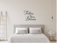 Muursticker Follow your dreams 75 x 58 cm | Rosami Decoratiestickers 1