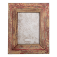 Clayre &amp; Eef   | Fotolijst Rood 26x3x21 cm / 15x20 cm | 2F0795