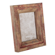 Clayre &amp; Eef   | Fotolijst Rood 26x3x21 cm / 15x20 cm | 2F0795