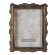 Clayre &amp; Eef   | Fotolijst Goudkleurig 17x2x22 cm / 13x18 cm | 2F0828