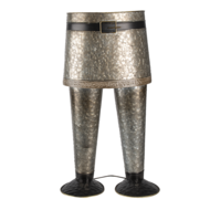 Clayre &amp; Eef   | Bloempot Binnen Broek Grijs 35x23x60 cm | 5Y0951