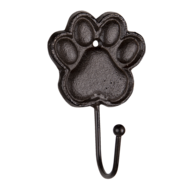 Clayre &amp; Eef   | Wandhaak Katten Poot Bruin 8x5x13 cm | 6Y4558