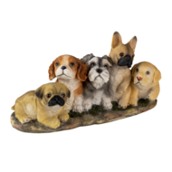 Clayre &amp; Eef   | Decoratie Beeld Honden 33x12x17 cm | 6PR3341