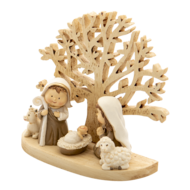 Clayre &amp; Eef   | Kerstdecoratie Beeld Jezus Bruin 11x5x10 cm | 6PR4743