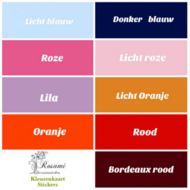 Sticker - Etiket Papabier | Rosami Decoratiestickers 1