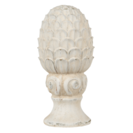 Clayre &amp; Eef   | Decoratie Dennenappel Beige &oslash; 10x18 cm | 6TE0394