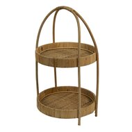 6RO0559 Etag&egrave;re 2 laags Bruin &oslash; 30*54 cm &oslash; 30*54 cm Bruin | 6RO0559 | Clayre &amp; Eef 1