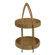 6RO0559 Etag&egrave;re 2 laags Bruin &oslash; 30*54 cm &oslash; 30*54 cm Bruin | 6RO0559 | Clayre &amp; Eef 2