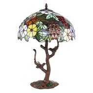 5ll-6188-tiffany-tafellamp-o-4157-cm-e27-max-260w-blauw-groen-rood-glas-kunststof-bloemen-en-vogels-tiffany-bureaulamp