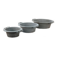 Clayre &amp; Eef   | Decoratie schaal Grijs (3) &oslash; 36x11 / &oslash; 30x10 / &oslash; 24x9 cm | 6Y4648