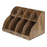 Clayre &amp; Eef   | Brievenhouder Bruin 40x22x23 cm | 6H2142