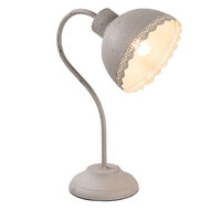 Clayre &amp; Eef   | Bureaulamp Grijs 15x25x35 cm E27/max 1x60W | 6LMP553G