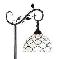 Clayre &amp; Eef   | Tiffany Vloerlamp Bruin 36x25x152 cm E27/max 1x60W | 5LL-6244