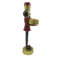 Clayre &amp; Eef   | Kerstdecoratie Beeld Notenkraker Rood Groen 12x8x28 cm | 6PR4832