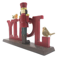 Clayre &amp; Eef   | Kerstdecoratie Beeld Rood 18x4x11 cm | 6PR4847