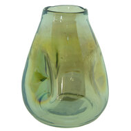 Clayre &amp; Eef   | Vazen glas Groen &oslash; 13x16 cm | 6GL4092GR