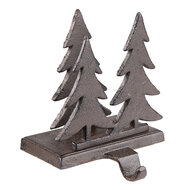 Clayre &amp; Eef   | Kerstdecoratie Kerstbomen Bruin 13x12x16 cm | 6Y5297