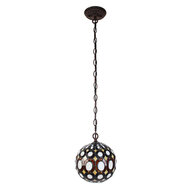 Clayre &amp; Eef   | Hanglamp Tiffany &oslash; 20x116 cm E14/max 1x25W | 5LL-6270