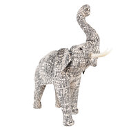 Clayre &amp; Eef   | Decoratie Beeld Olifant 30x12x32 cm | 65181M