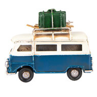 Clayre &amp; Eef   | Decoratie bus Blauw 11x5x9 cm | 6Y4957