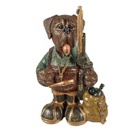 Clayre &amp; Eef   | Decoratie Figuur Bruin Groen 20x13x32 cm | 6PR3883