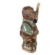 Clayre &amp; Eef   | Decoratie Figuur Bruin Groen 20x13x32 cm | 6PR3883