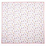 Clayre &amp; Eef   | Tafelkleed Beige Roze 130x180 cm | BPD03