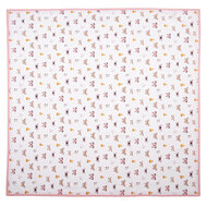 Clayre &amp; Eef   | Vierkant Tafelkleed Beige Roze 150x150 cm | BPD15