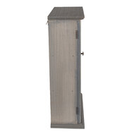 Clayre &amp; Eef   | Wandkast Grijs 33x15x50 cm | 6H1998G