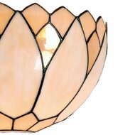 Clayre &amp; Eef   | Wandlamp Tiffany Beige, Bruin 30x15x20 cm E14/max 1x40W | 5LL-9136