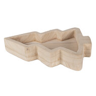 Clayre &amp; Eef   | Serveerschaal Bruin 33x23x6 cm | 6H2132