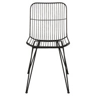 Clayre &amp; Eef   | Eetkamerstoelen Zwart 42x55x83 cm | 6Y2512