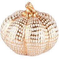 Dekoratief | Deco pompoen, goud, keramiek, 14x14x12cm | A225941