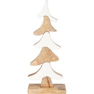 Dekoratief | Deco boom, naturel/wit, hout, 18x6x43cm | A228101