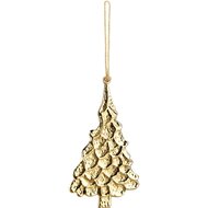 Dekoratief | Hanger boompje plat,goud,  metaal, 13x7cm | A228195