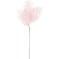 Dekoratief | Deco tak m/veren, roze, 70cm | A229086