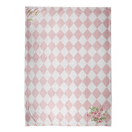 Clayre &amp; Eef   | Plaid Roze Wit 130x170 cm | SWR60