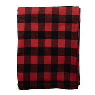 Clayre &amp; Eef   | Plaid Rood, Zwart 130x170 cm | KT060.145