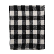 Clayre &amp; Eef   | Plaid Zwart, Wit 130x170 cm | KT060.146